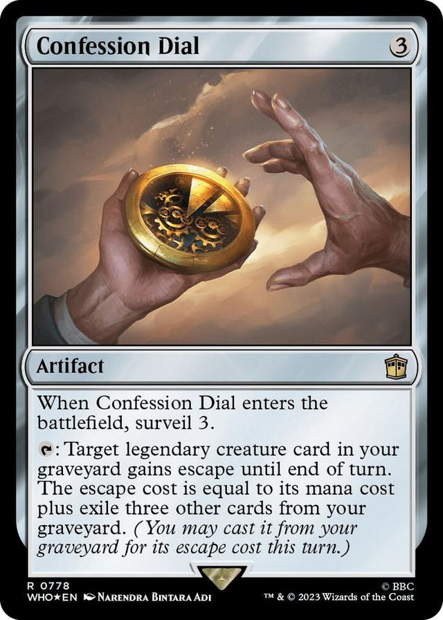 0778 Confession Dial (Surge Foil) R Universes Beyond: Doctor Who