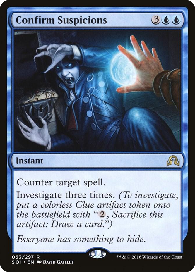 Confirm Suspicions #53 R - Shadows over Innistrad Pokemon card