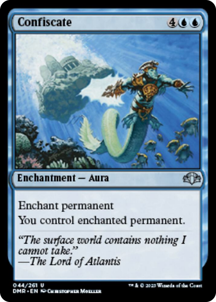 Confiscate #44 U - Dominaria Remastered Pokemon card