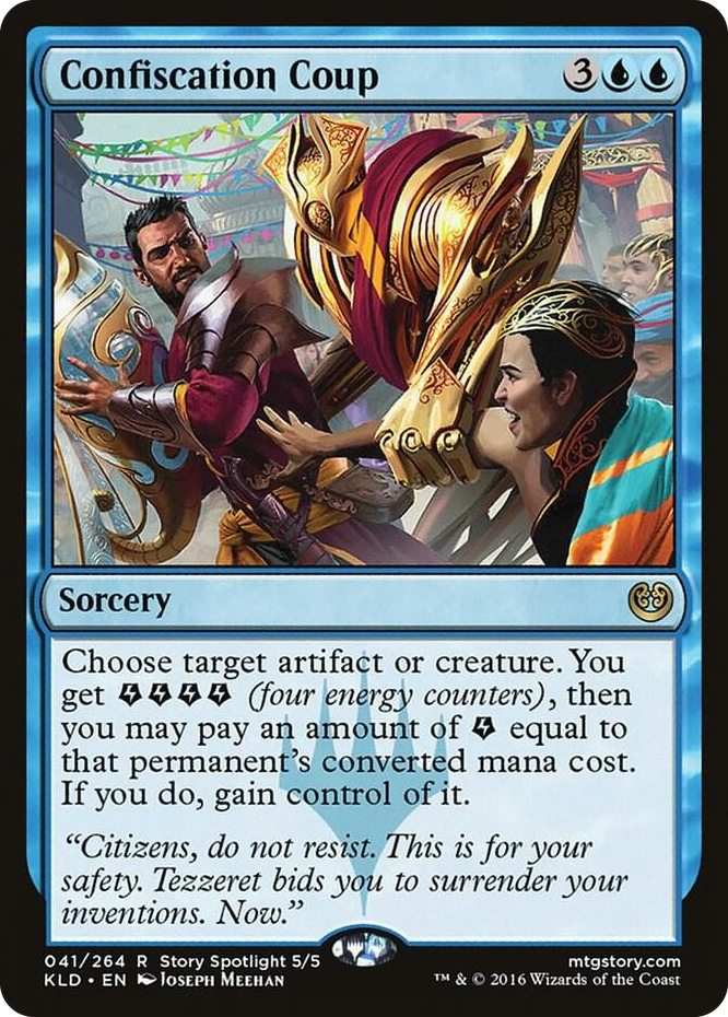 Confiscation Coup #41 R - Kaladesh Pokemon card