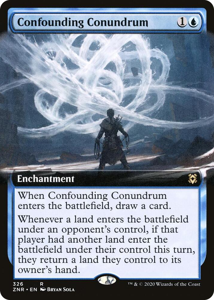 0326 Confounding Conundrum (Extended Art) R Zendikar Rising