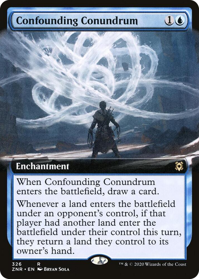 0326 Confounding Conundrum (Extended Art) R Zendikar Rising