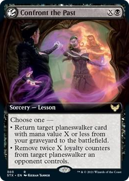 0303 Confront the Past (Extended Art) R Strixhaven: School of Mages