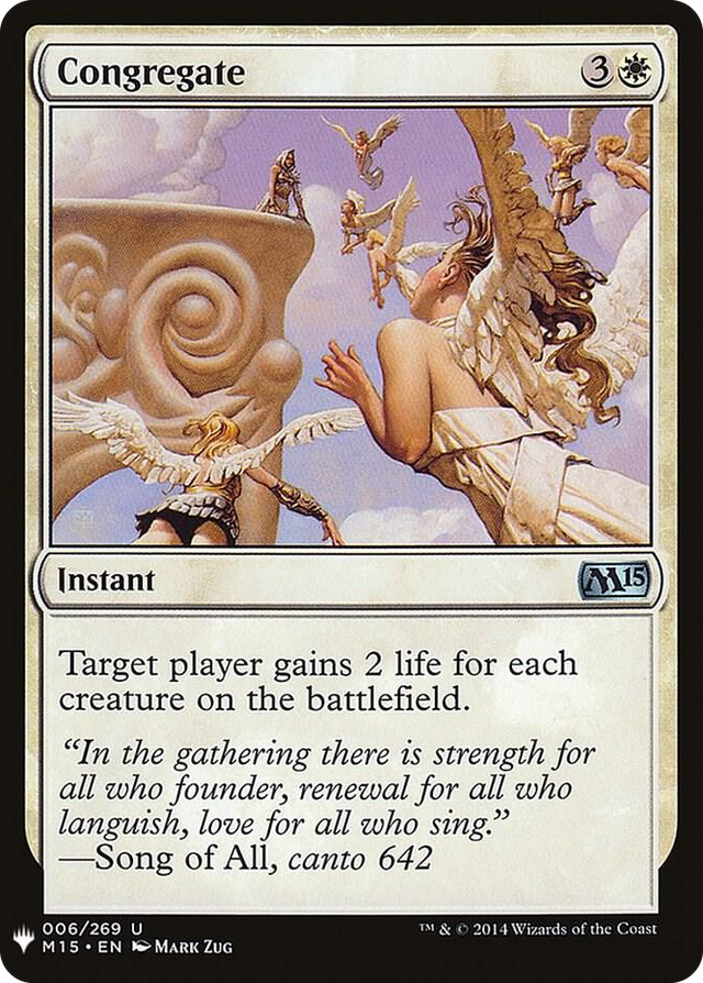 0006 Congregate (M15) U The List Reprints
