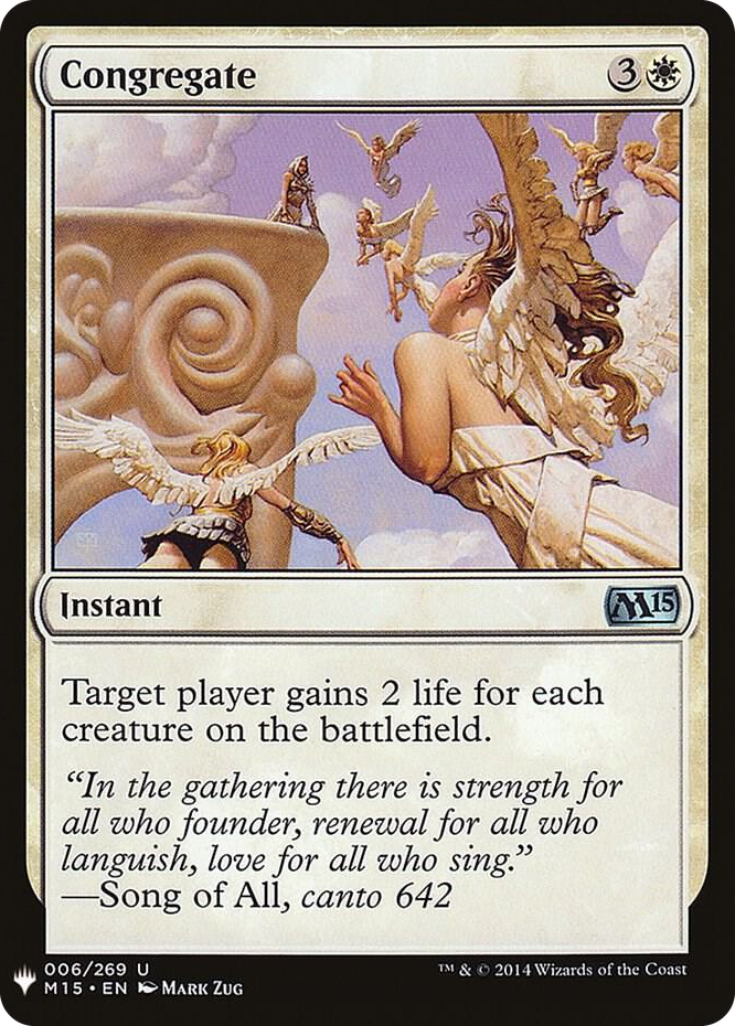 Congregate (M15) #6 U - The List Reprints Pokemon card