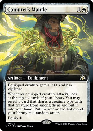 0099 Conjurer's Mantle (Extended Art) R Commander: March of the Machine