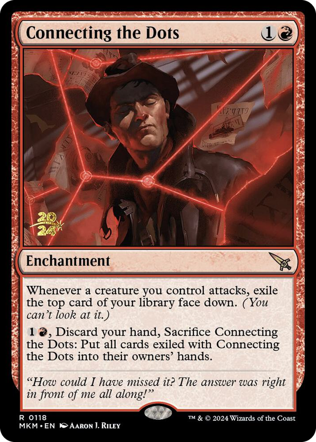 0118 Connecting the Dots R Prerelease Cards