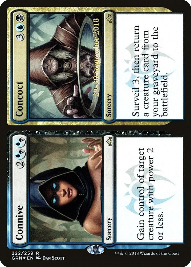 0222 Connive // Concoct R Prerelease Cards