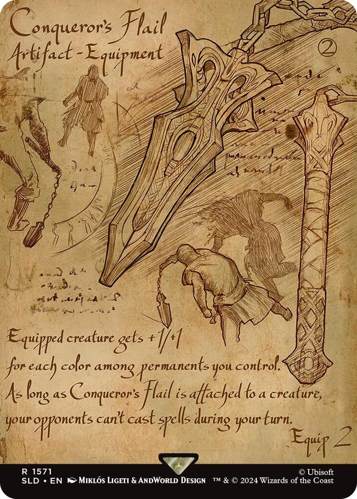 1571 Conqueror's Flail R Secret Lair Drop Series
