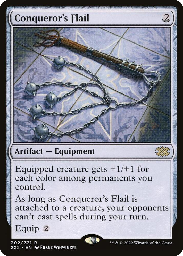 0302 Conqueror's Flail R Double Masters 2022