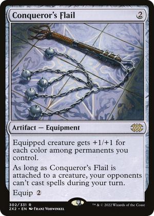 0302 Conqueror's Flail R Double Masters 2022