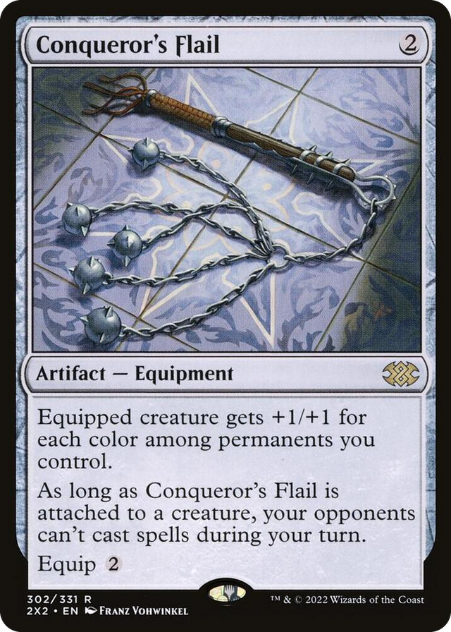 0302 Conqueror's Flail R Double Masters 2022