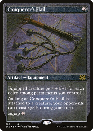 0557 Conqueror's Flail (Foil Etched) R Double Masters 2022