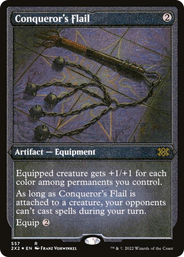 0557 Conqueror's Flail (Foil Etched) R Double Masters 2022