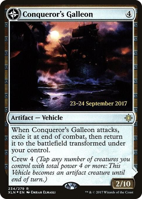 0234 Conqueror's Galleon R Prerelease Cards