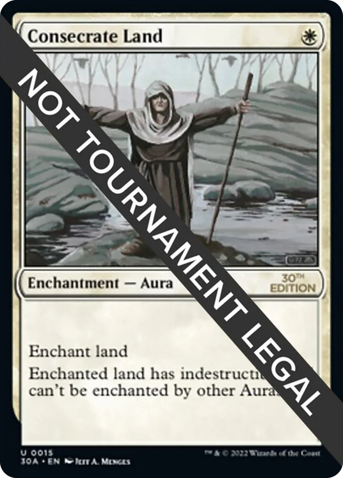 0015 Consecrate Land U 30th Anniversary Edition