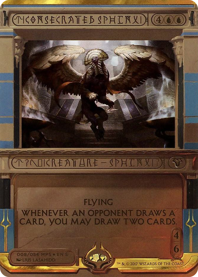 Consecrated Sphinx #8 M - Masterpiece Series: Amonkhet Invocations Pokemon card
