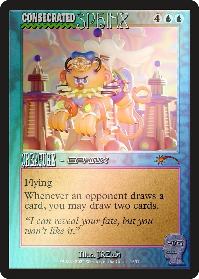 Consecrated Sphinx (1657) (Rainbow Foil) #1657 M - Secret Lair Drop Series Pokemon card