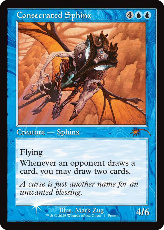 0001 Consecrated Sphinx (Retro Frame) M MagicFest Cards