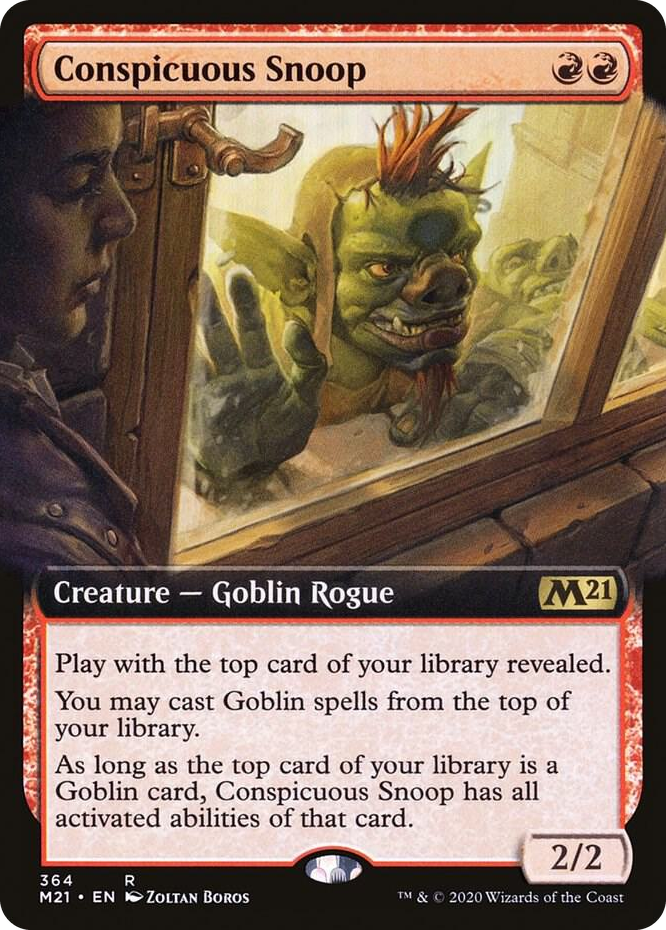 0364 Conspicuous Snoop (Extended Art) R Core Set 2021