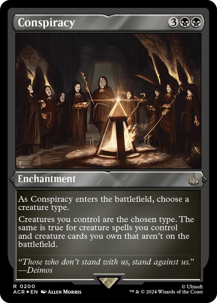 0200 Conspiracy (Foil Etched) R Universes Beyond: Assassin's Creed