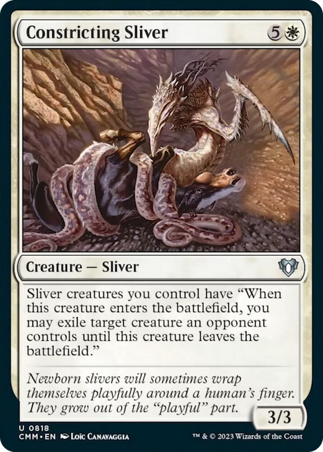0818 Constricting Sliver U Commander Masters