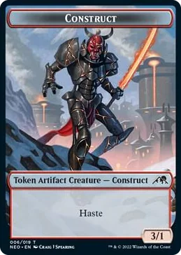 0006 Construct (006) // Blood (017) Double-Sided Token (Challenger 2022) T Unique and Miscellaneous Promos