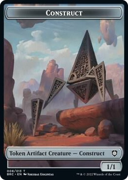 0008 Construct (008) // Phyrexian Myr Double-Sided Token T Commander: The Brothers' War