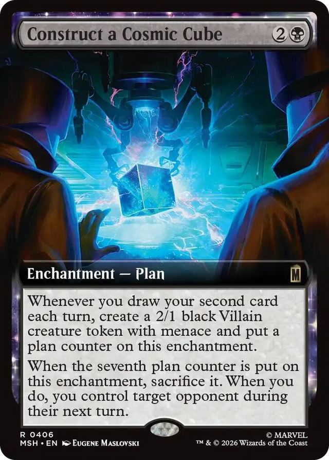0406 Construct a Cosmic Cube (Extended Art) R Marvel Super Heroes