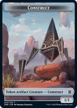 0010 Construct // Kor Warrior Double-Sided Token T Zendikar Rising