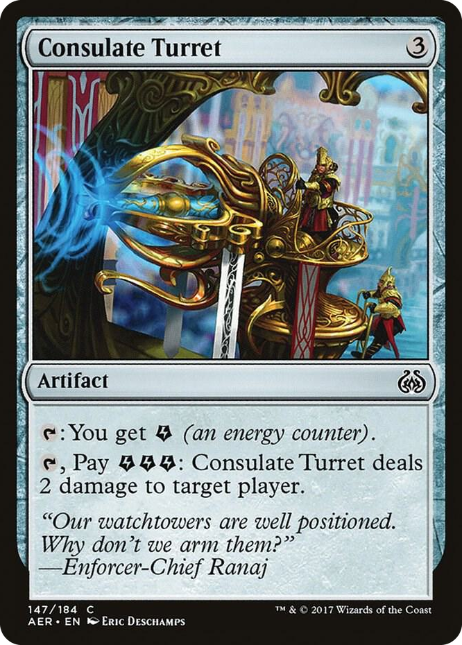 Consulate Turret #147 C - Aether Revolt Pokemon card