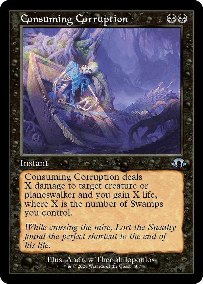 0407 Consuming Corruption (Retro Frame) U Modern Horizons 3