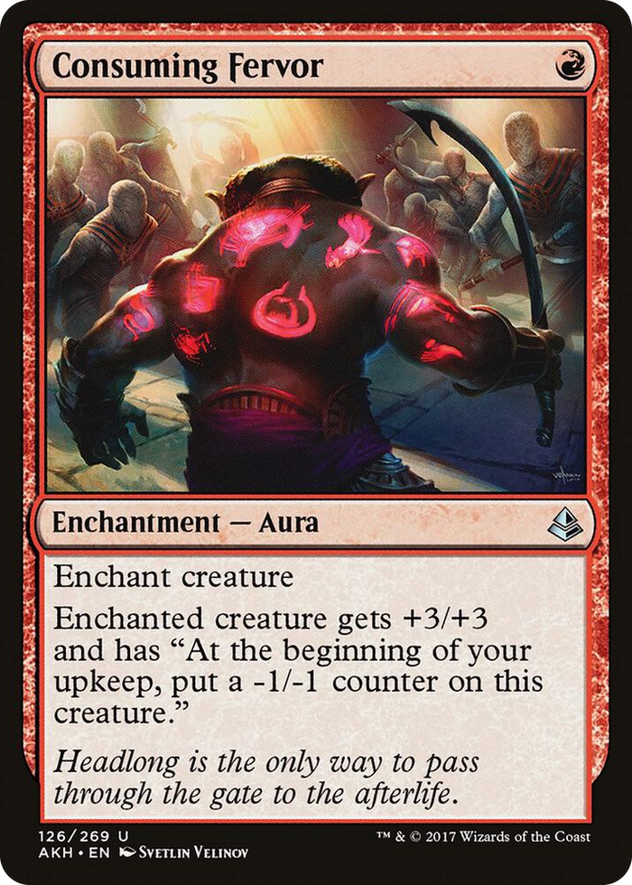 Consuming Fervor #126 U - Amonkhet Pokemon card
