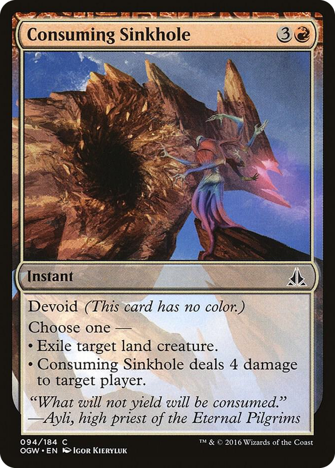 Consuming Sinkhole #94 C - Oath of the Gatewatch Pokemon card