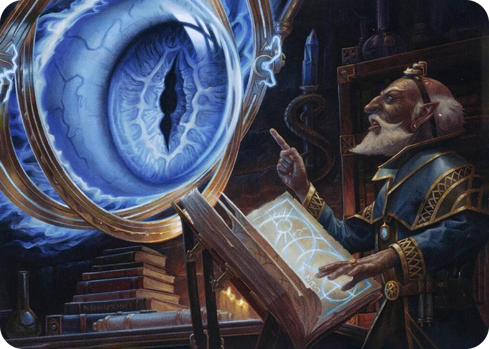 0037 Contact Other Plane Art Card S Art Series: Adventures in the Forgotten Realms