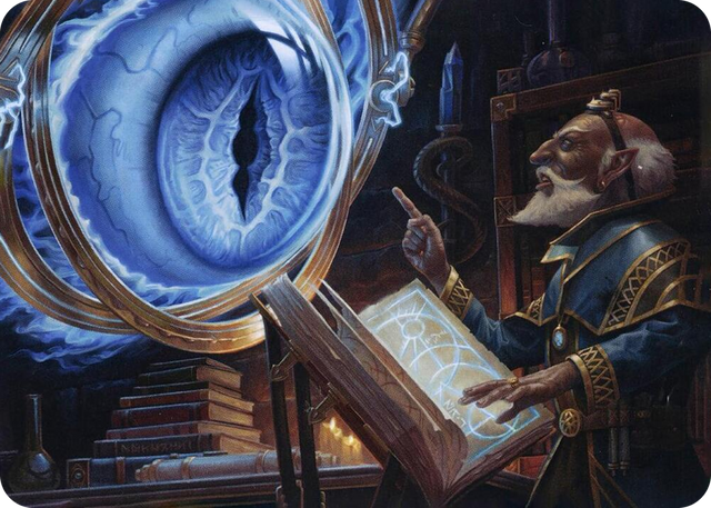 0037 Contact Other Plane Art Card S Art Series: Adventures in the Forgotten Realms