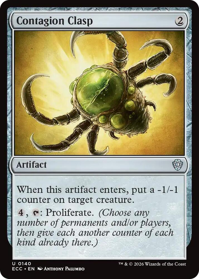 0140 Contagion Clasp U Commander: Lorwyn Eclipsed