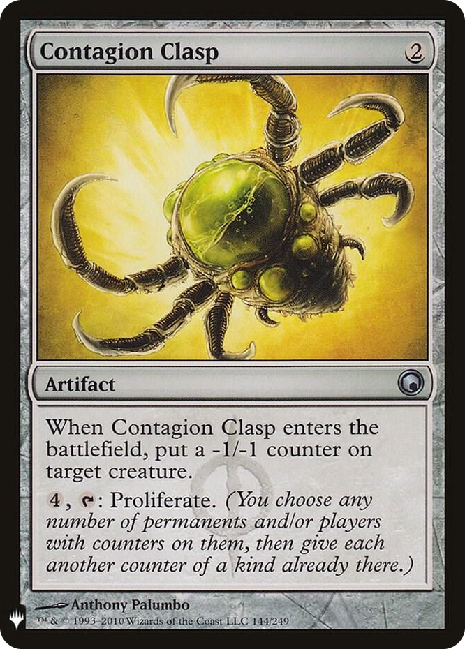 Contagion Clasp #144 U - The List Reprints Pokemon card