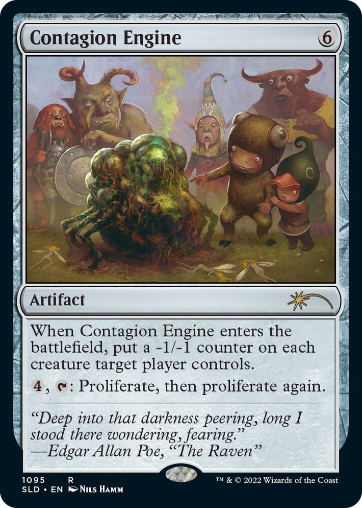 1095 Contagion Engine R Secret Lair Drop Series