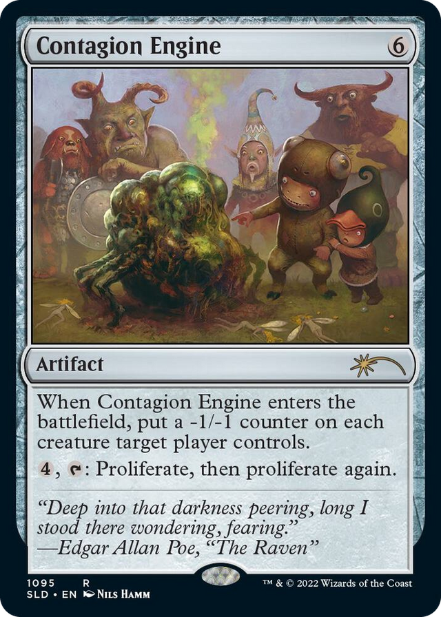 1095 Contagion Engine R Secret Lair Drop Series
