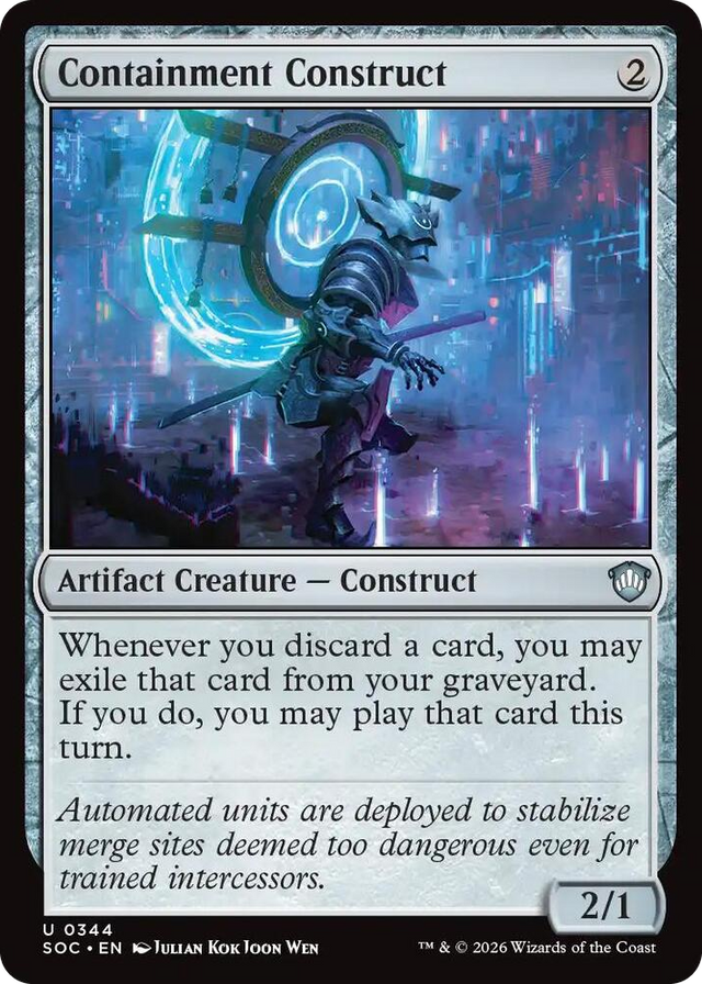 0344 Containment Construct U Commander: Secrets of Strixhaven