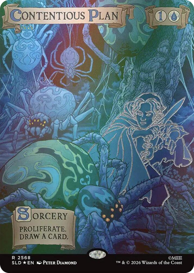 2568 Contentious Plan (Out Of Sight Foil) R Secret Lair Drop Series