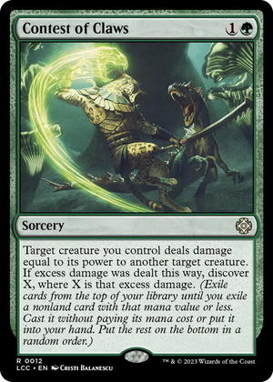 0012 Contest of Claws R Commander: The Lost Caverns of Ixalan