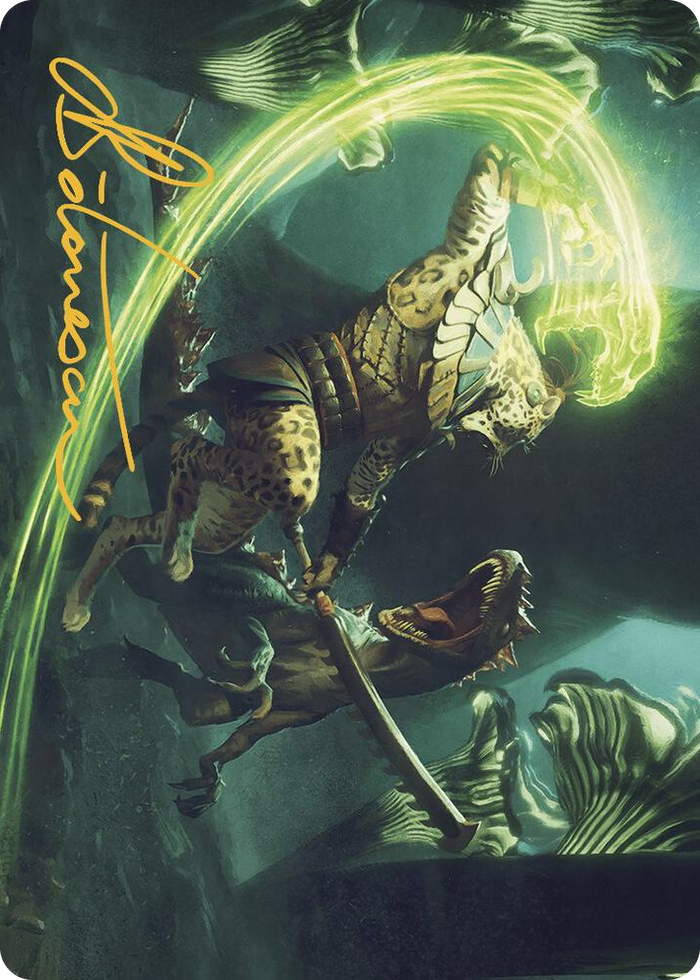 Contest of Claws Art Card (Gold-Stamped Signature) #72 S - Art Series: The Lost Caverns of Ixalan Pokemon card