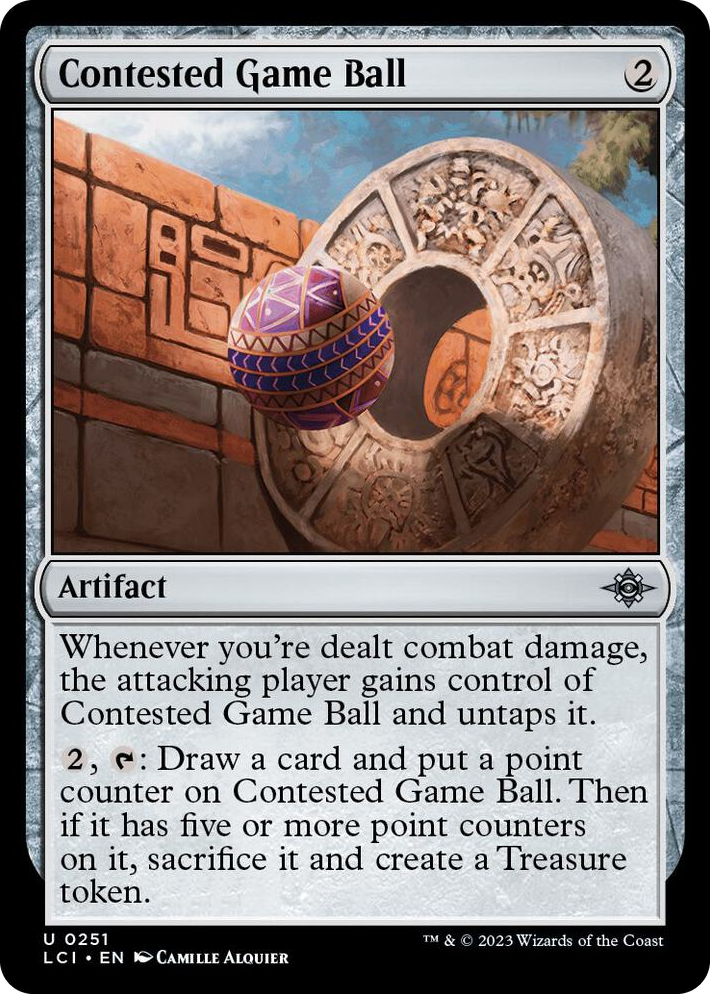 0251 Contested Game Ball U The Lost Caverns of Ixalan