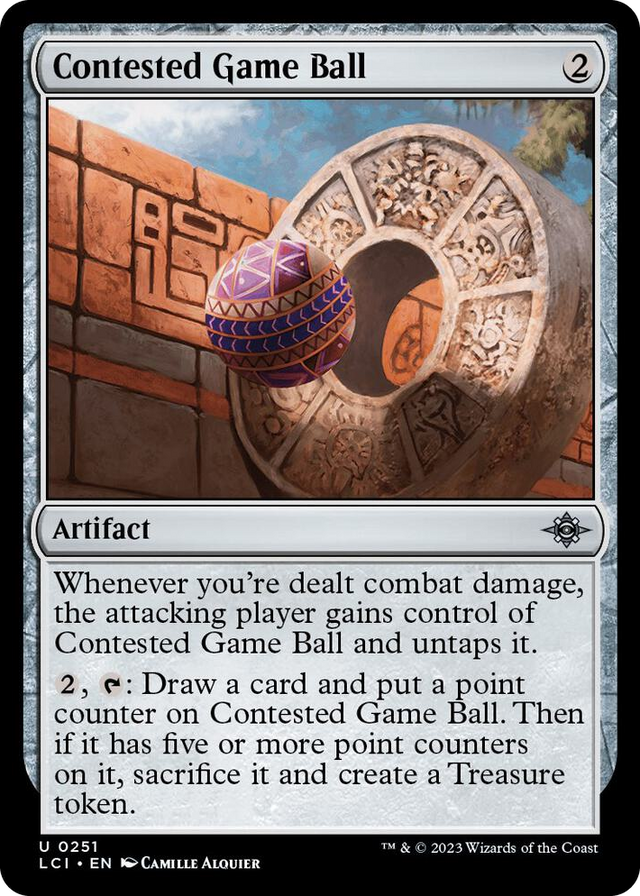 0251 Contested Game Ball U The Lost Caverns of Ixalan