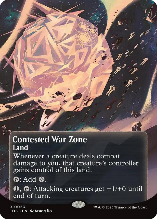 0053 Contested War Zone (0053) (Borderless) R Edge of Eternities: Stellar Sights