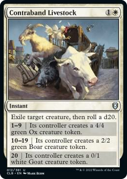 0012 Contraband Livestock U Commander Legends: Battle for Baldur's Gate