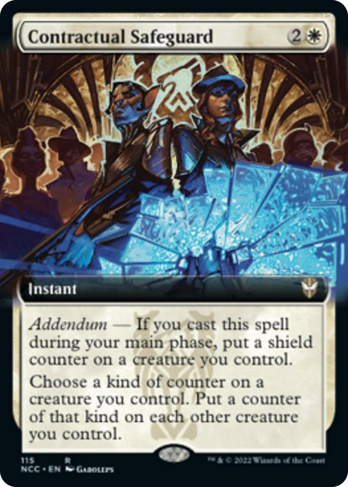 0115 Contractual Safeguard (Extended Art) R Commander: Streets of New Capenna