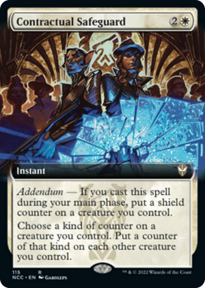 0115 Contractual Safeguard (Extended Art) R Commander: Streets of New Capenna